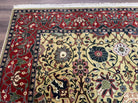 Turkish Power Loomed Rug 7x10, Vintage Oriental Carpet 7 x 10 Area Rug, Gold and Red Rug, Allover Motif, Traditional Persian Design Rug Nice - Jewel Rugs