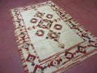 4' X 6' Vintage 1960 Rya Shag Rug Mid-Century Modern Navajo Pattern Nice - Jewel Rugs