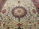 7' X 10' One-Of-A-Kind Chinese Oriental Hand Knotted Wool Silk Rug Flower Deer - Jewel Rugs