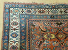 3' 8" X 11' Antique Handmade Turkish Wool Rug Veg Dye Runner Nice Rusted Red - Jewel Rugs