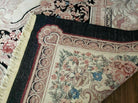 8' 7" X 11' 5" Chinese Handmade Wool Rug Aubusson Savonnerie Silk Accent Beauty - Jewel Rugs