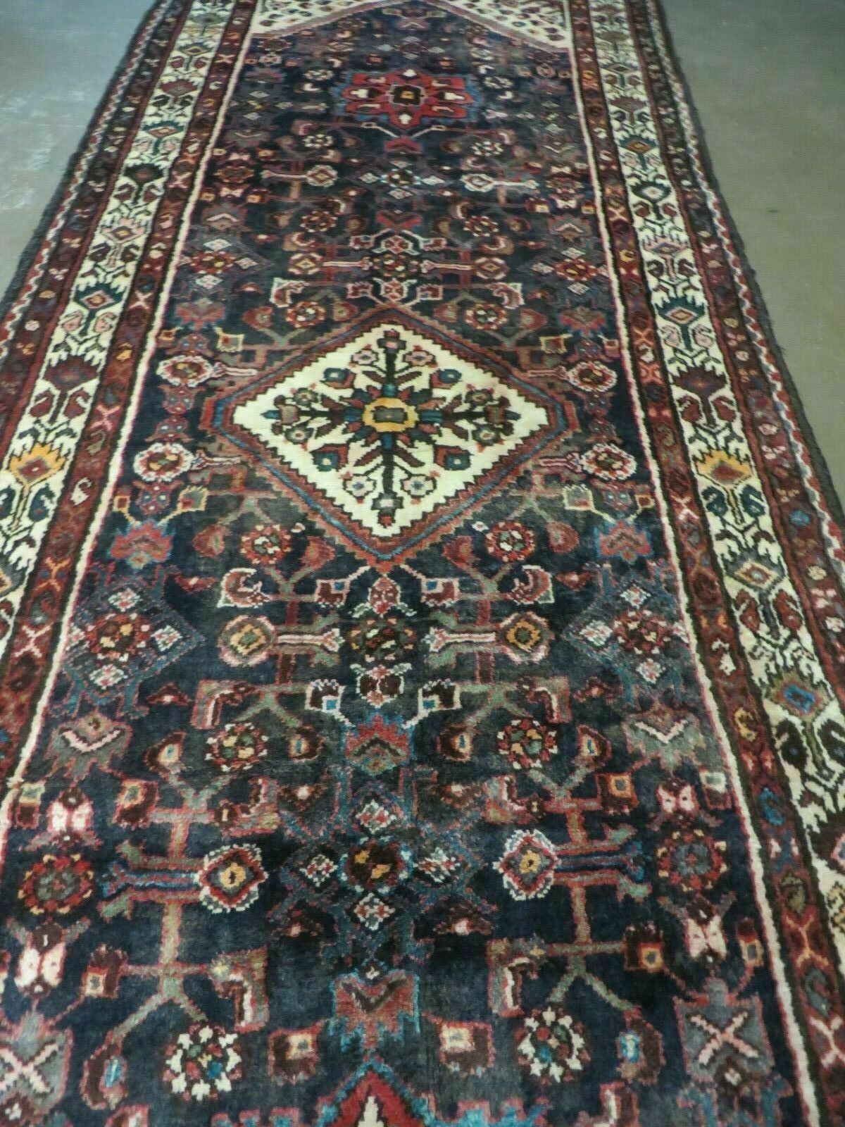 3' 6" X 10' 3" Antique Handmade Turkish Wool Runner Rug - Jewel Rugs