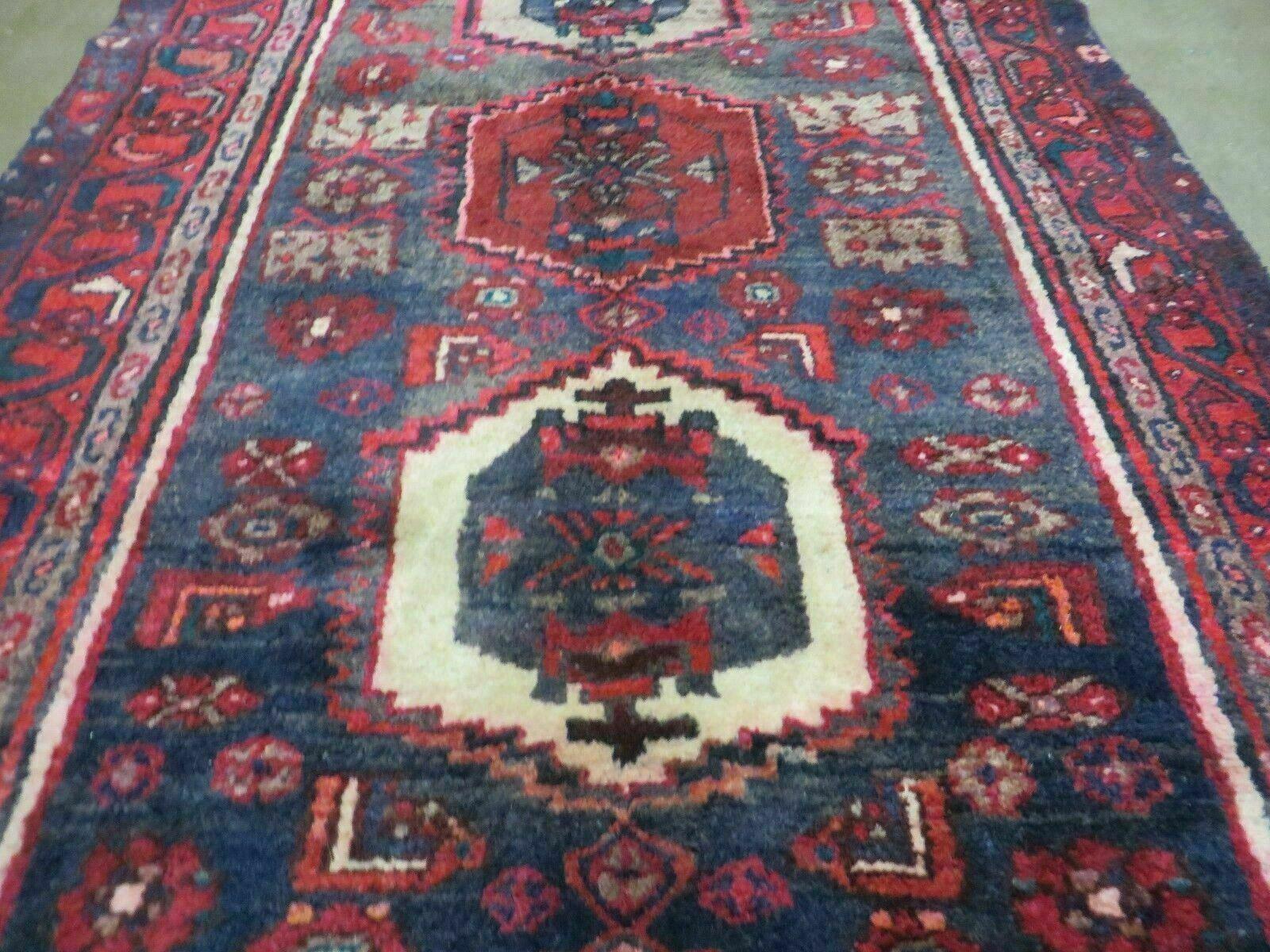 3' X 9' Antique Handmade Turkish Anatolian Wool Rug Veg Dye Runner - Jewel Rugs