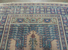 4' X 6' Antique Handmade Turkish Mehrab Prayer Wool Rug Lantern Beautiful - Jewel Rugs