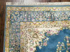 6' X 9' Handmade India Open Field Kirman Wool Rug Carpet Medallion Nice - Jewel Rugs