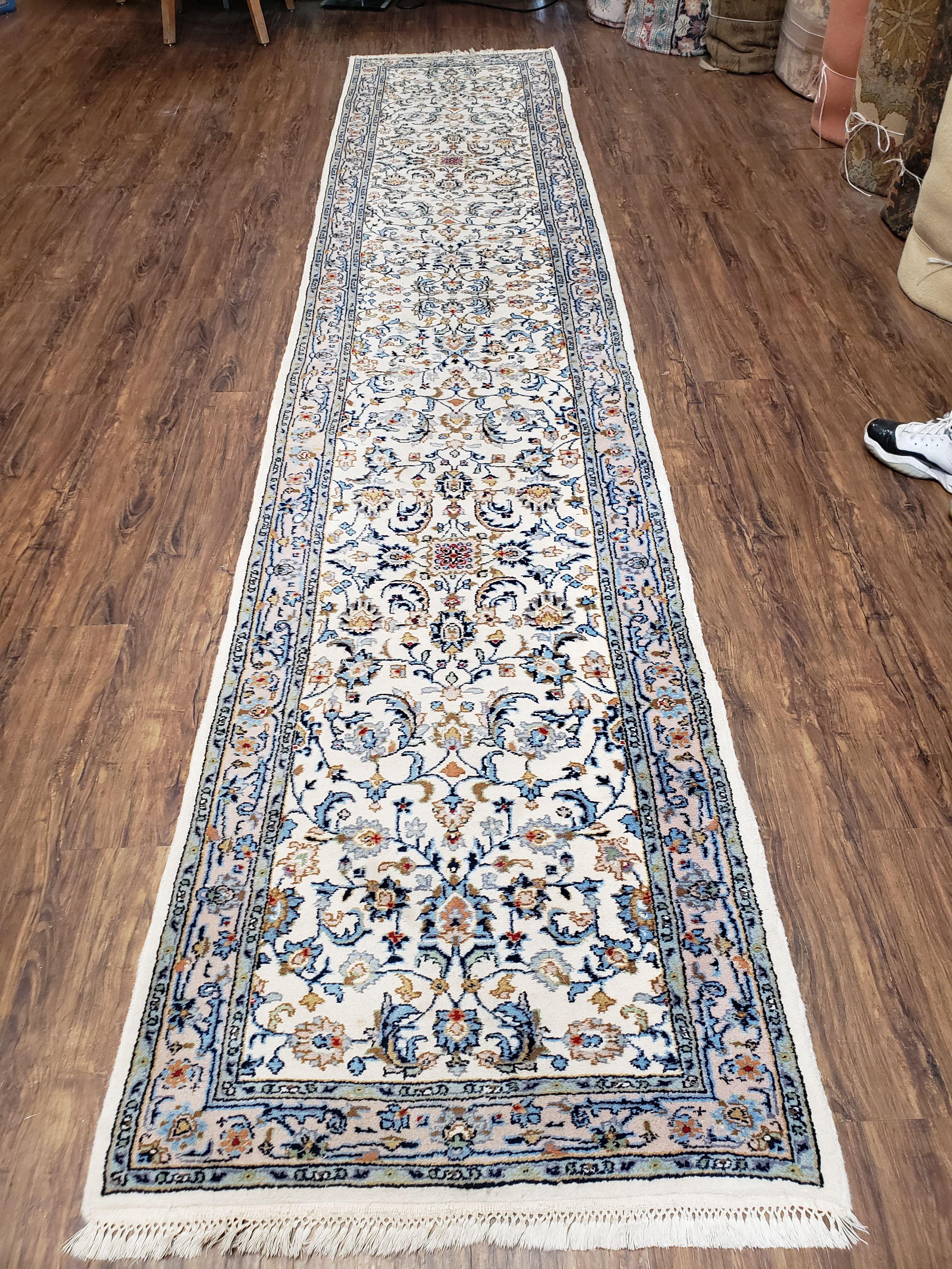 2'9" X 13' 6" Oriental Runner Rug, Top Quality Hand-Knotted Wool Rug Runner Beige 13ft Runner, 14ft Runner, Long Runner, Hallway Rug, Nice - Jewel Rugs