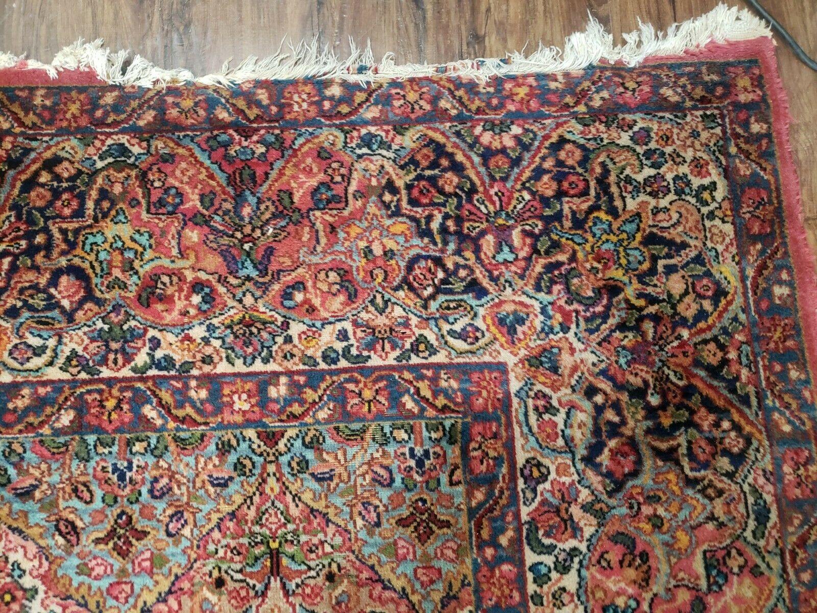 10' 3" X 14' Antique KARASTAN Kirman Multicolor Panel # 717 American Wool Area Rug - Jewel Rugs