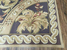 10' X 14' Handmade French Aubusson Weave Needlepoint Flat Pile Wool Rug Nice - Jewel Rugs