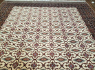 9' 5" X 12' Vintage Handmade Bokhara Turkoman Yamud Pakistan Wool Rug - Jewel Rugs