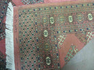 4' X 6' Handmade Turkoman Pakistan Tribal Wool Rug Fine Weave Coral Nice # 839 - Jewel Rugs