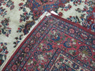 9' X 12' Antique India Oriental Floral Medallion Handmade Wool Rug Organic Dye - Jewel Rugs