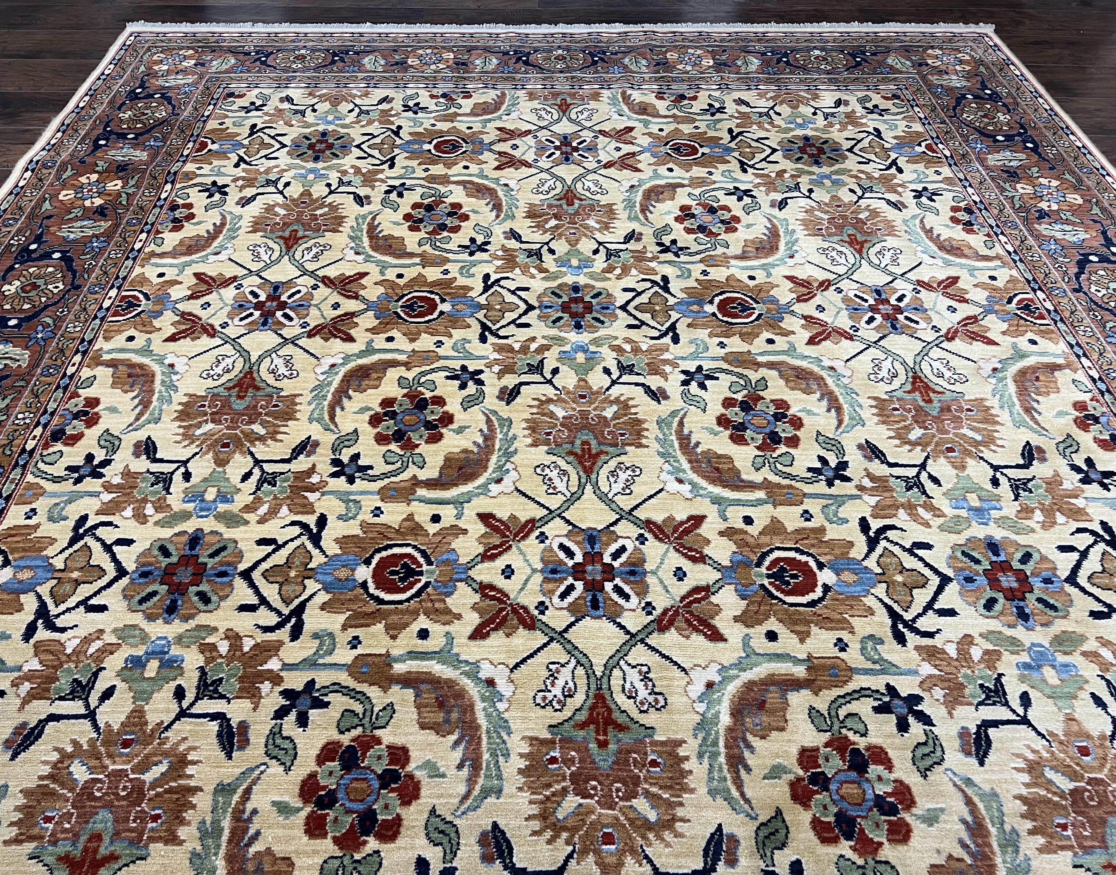 8 x 10' 5" Karastan Rug English Manor #2120 - 506 Brighton Pattern, Wool Karastan Carpet, Large Karastan Area Rug, Traditional Karastan Rug - Jewel Rugs