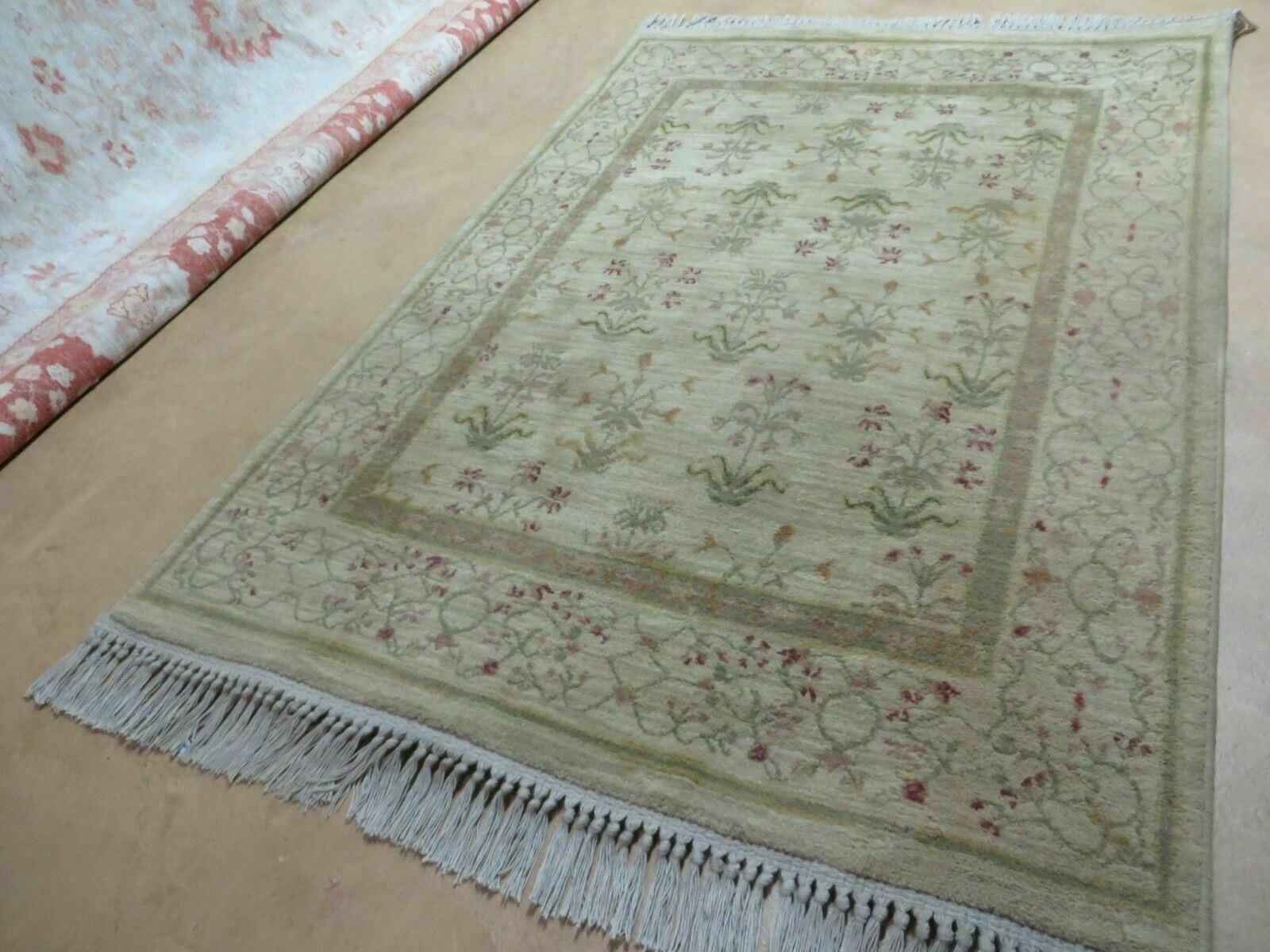 4' X 6' Nourison Power Loom Rug Floral Empire Made In Usa Herbal Wash Nice - Jewel Rugs