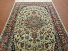 4' X 6' Handmade Ultra Fine Chinese Floral Oriental Wool Rug Hand Knotted Beige - Jewel Rugs