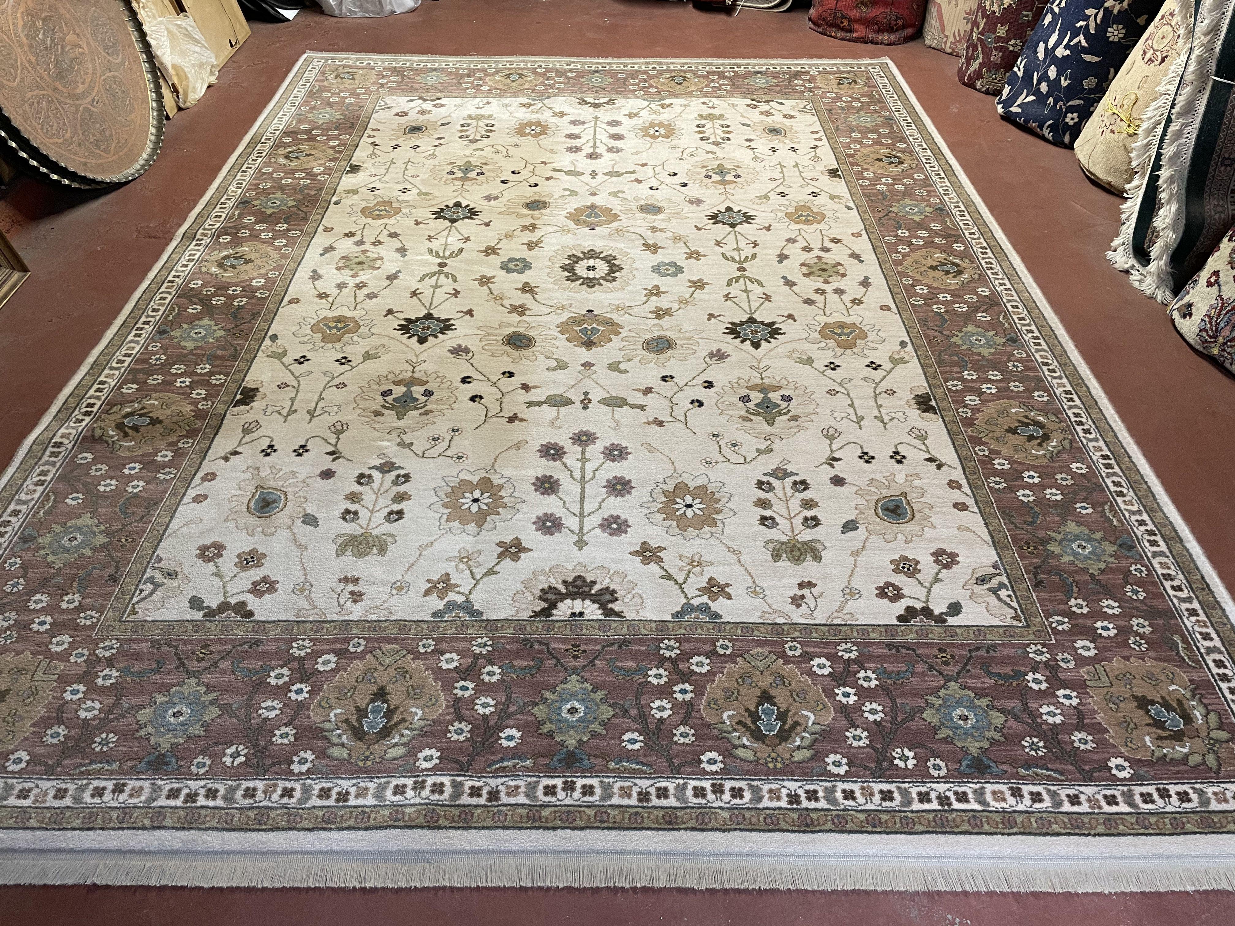 8' 9" X 12 Karastan American Made Allegro Wool Rug 700/714 Authentic Karastan - Jewel Rugs