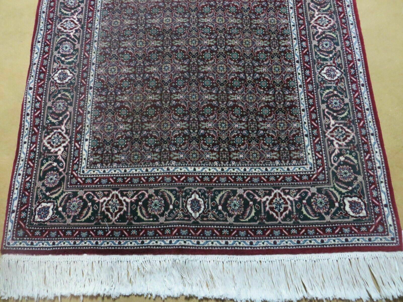 3' X 5' Vintage Fine Handmade Indian Amritsar Wool Silk Rug Nice - Jewel Rugs