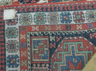 3 '4" X 10' Vintage Handmade Turkish Kazak Caucasian Wool Runner Rug Red Nice - Jewel Rugs