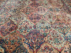 8' 8" X 15' Karastan Multicolor Panel Kirman # 717 Wool Rug American Beauty - Jewel Rugs