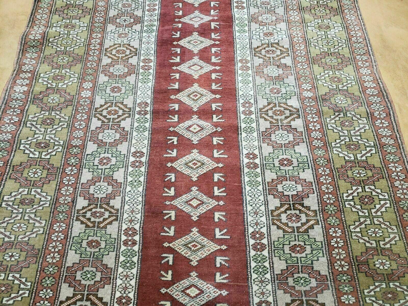 4' X 8' Antique Handmade Turkish Melas Oushak Wool Rug - Jewel Rugs