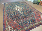 6' X 9' Antique Handmade India Floral Oriental Wool Rug Vegy Dye #628 - Jewel Rugs