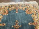 3' X 5' Handmade India Royal Kirman Wool Area Rug Hand Knotted Carpet Baby Blue - Jewel Rugs