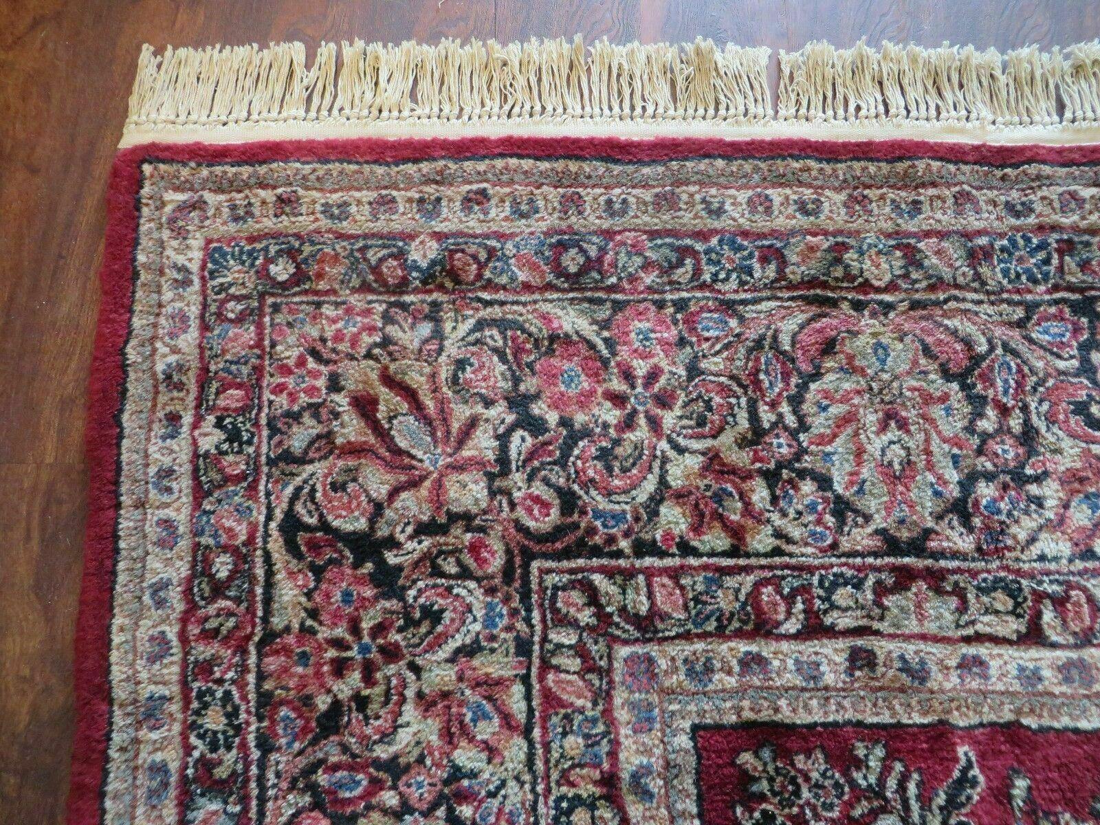 10'6" X 17' Antique Palace Size Handmade Persian Sarouk Floral Red Area Rug - Jewel Rugs