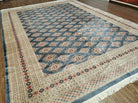 9' X 13' Vintage Handmade Fine Bokhara Turkoman Yamud Pakistan Wool Rug Nice - Jewel Rugs