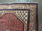 4' X 6' Antique Handmade Indian Wool Rug Red Vegetable Dyes Nice - Jewel Rugs