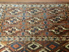 31" X 48" Antique Handmade Yamud Turkoman Yomud Chuval Wool Rug Carpet Nice - Jewel Rugs