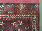 2.5' X 4' Antique Handmade Bokhara Turkoman Yamud Wool Rug Kilim Backing NICE - Jewel Rugs