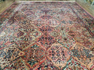 8' 8" X 15' Karastan Multicolor Panel Kirman # 717 Wool Rug American Beauty - Jewel Rugs