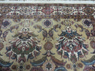 6' X 9' Vintage Handmade India Floral Oriental Wool Rug Veg Dye Camel Hair Nice - Jewel Rugs