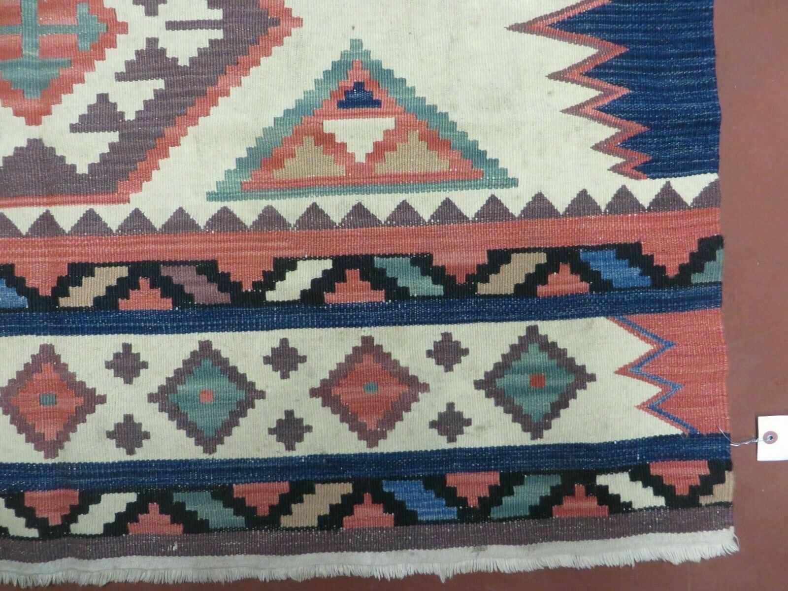 4' X 6' Russian Kilim Handmade Flat Weave Wool Rug Veg Dye - Jewel Rugs