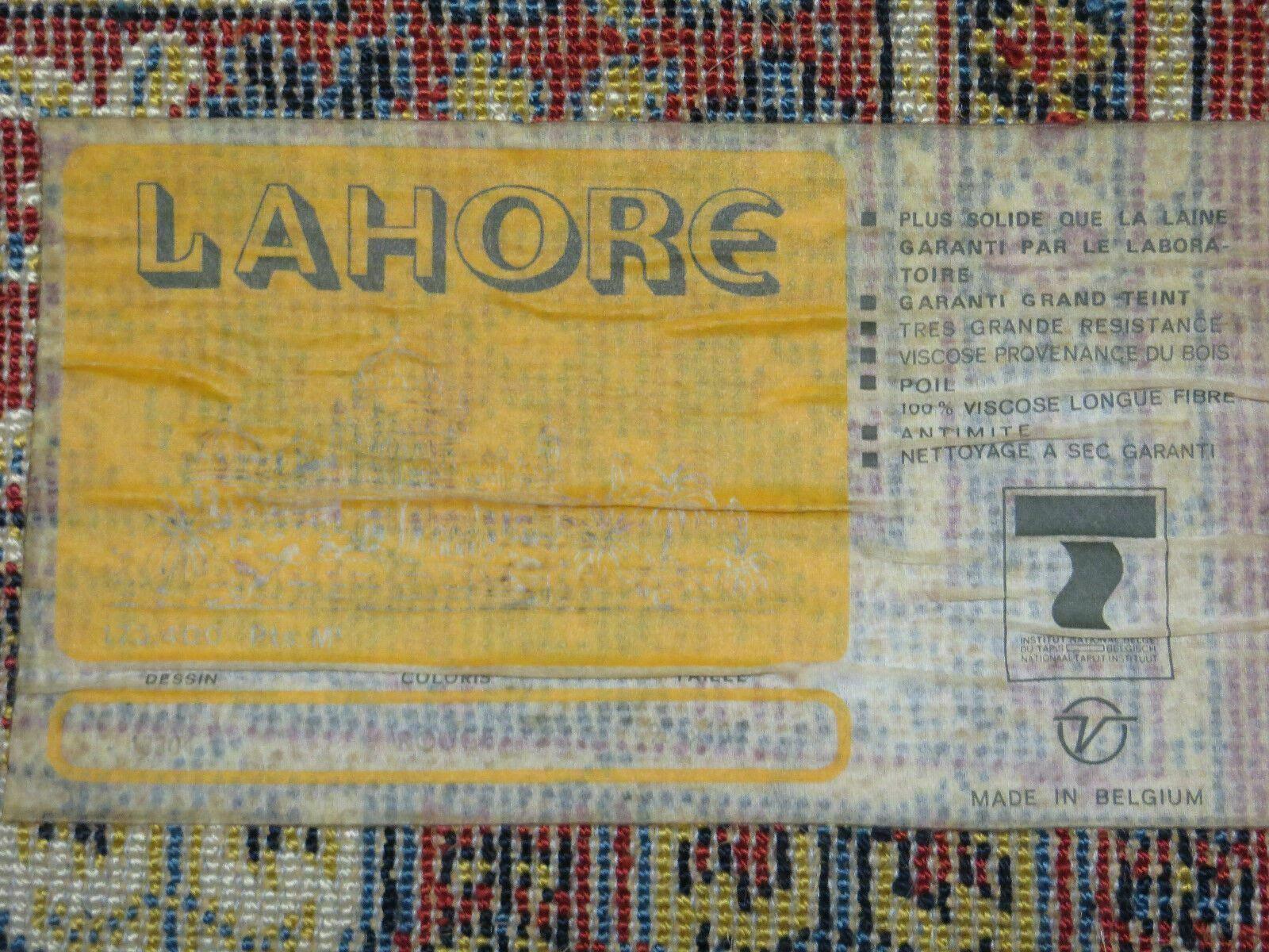 3' X 3' Vintage Machine Made Belgian Belgium Rug Mehrab Prayer Pattern LAHORE Nice - Jewel Rugs