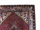 4x6 Antique Rug Handmade Wool Rug Organic Dyes Red Ivory Red Tribal Rug Boho Rug - Jewel Rugs