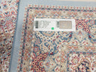 Silk Carpet 4x6, Light Teal Oriental Carpet, Traditional Design, High Quality, Super Fine Area Rug, 4 x 6 ft, Very Detailed, Bamboo Silk - Jewel Rugs