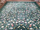 8' 8" X 12' Karastan Garden of Eden 509/9751 Wool Rug Wild Flowers Carpet Nice - Jewel Rugs