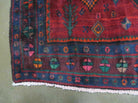 4' X 8' Antique Handmade India Geometric Oriental Wool Rug Veg Dyes Nice - Jewel Rugs