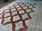 8' X 10' Vintage Handmade Bokhara Turkoman Pakistan Wool Rug Carpet Nice - Jewel Rugs