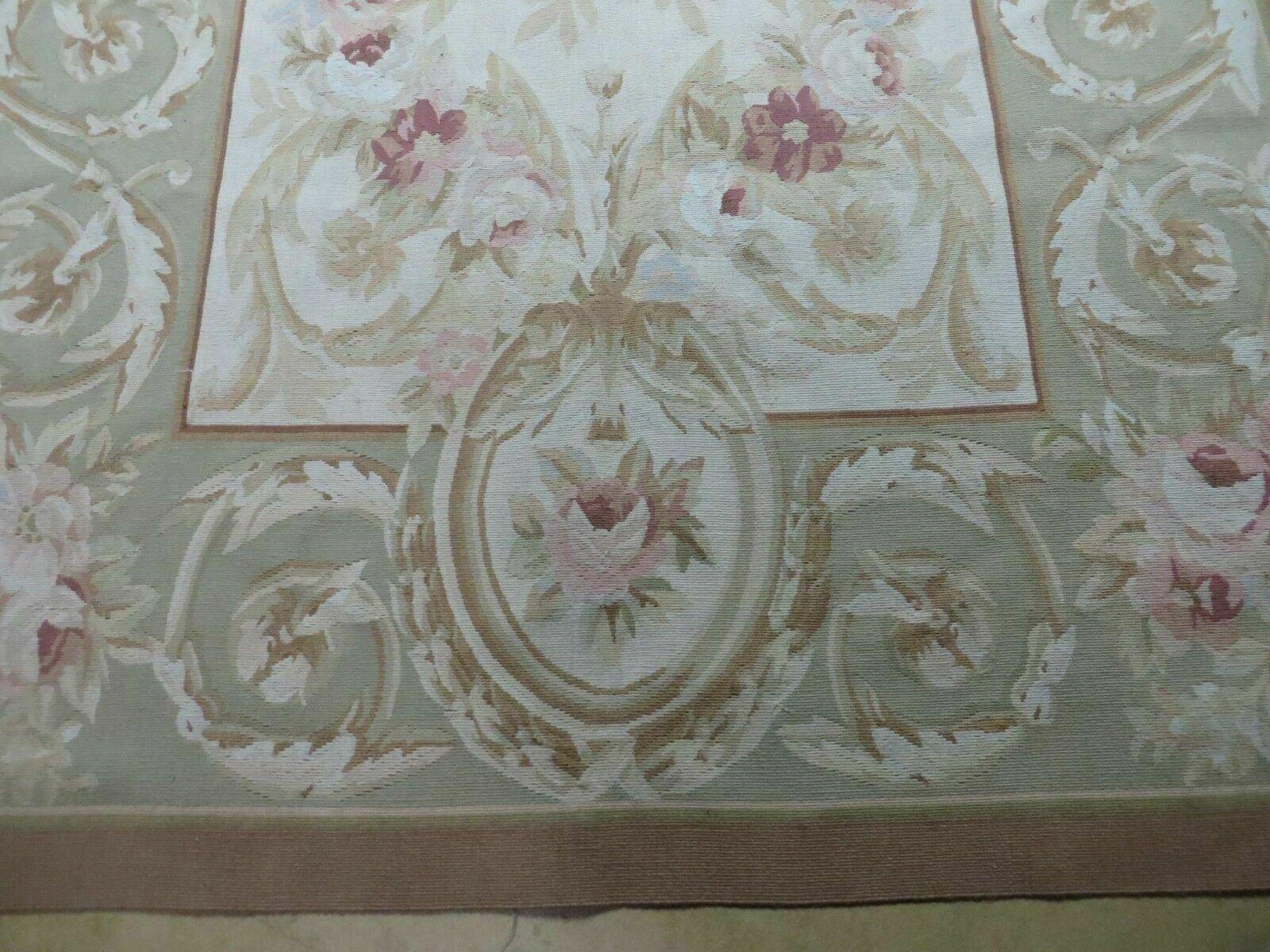 4' X 6' Handmade French Aubusson Weave Savonnerie Design Needlepoint Rug Nice - Jewel Rugs