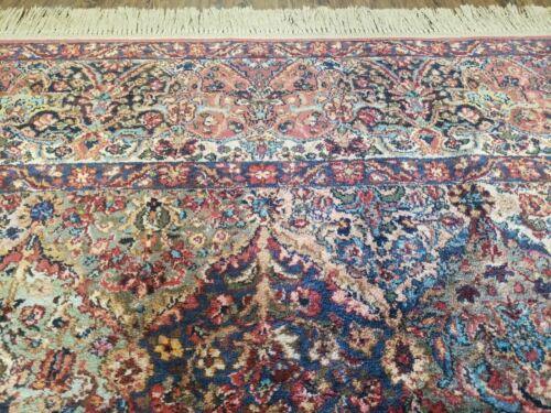 8' 8" X 10' 6" Karastan Multicolor Panel Kirman # 717 Wool Rug American Beauty - Jewel Rugs