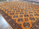 Vintage Karastan Rug 8' 8" x 12' Original 700 Series, Bokhara Pattern #716, Burnt Orange Turkmen Bukhara Rug, Discontinued Karastan Area Rug - Jewel Rugs