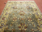 5x7 Tibetan Rug 5x8 Nepal Carpet Wool Green Vintage Hand-Knotted Area Rug Foyer Rug - Jewel Rugs