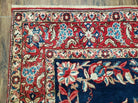 4' X 7' Vintage Handmade Turkish Wool Rug Flowers Birds Tree Of Life Blue Red - Jewel Rugs