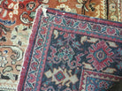 9' X 12' Antique Handmade Indian Agra Wool Rug Carpet Vegetable Dyes # 720 - Jewel Rugs