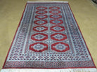 4' X 6' Vintage Handmade Pakistan Turkoman Bokhara Fine Woven Wool Rug Nice - Jewel Rugs