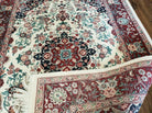 4' X 6' Handmade Indian Amritsar Wool Rug Carpet Ivory Beige - Jewel Rugs