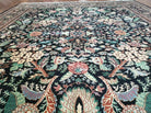 9' X 12' One-Of-A-Kind William Pakistan Oriental Hand-Knotted Wool Green Black - Jewel Rugs