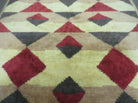 6' X 8' Handmade Tibetan Nepal Chinese Wool Rug Art Deco Contemporary Modern - Jewel Rugs