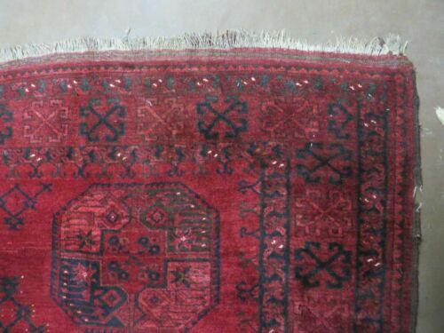 9' X 11' Antique Handmade Afghan Bashir Turkoman Bokhara Balouch Wool Rug # 721 - Jewel Rugs